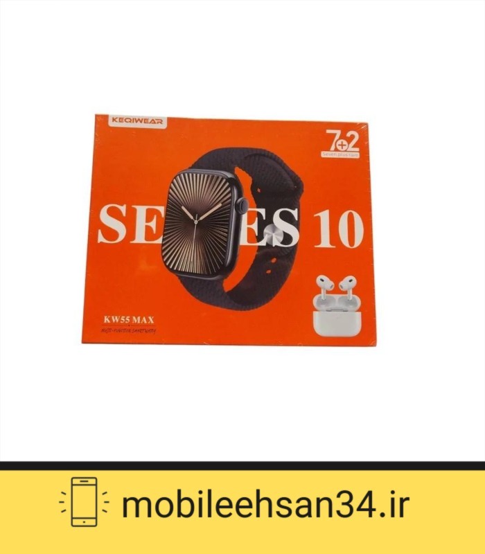 ساعت هوشمند + ایرپاد KEQIWEAR مدل KW55 MAX